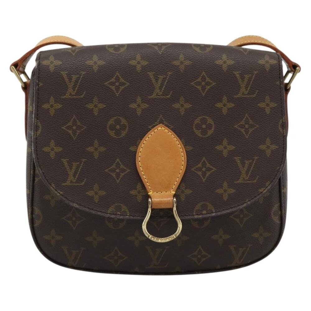 Louis Vuitton Monogram Saint Cloud GM Shoulder Bag Brown